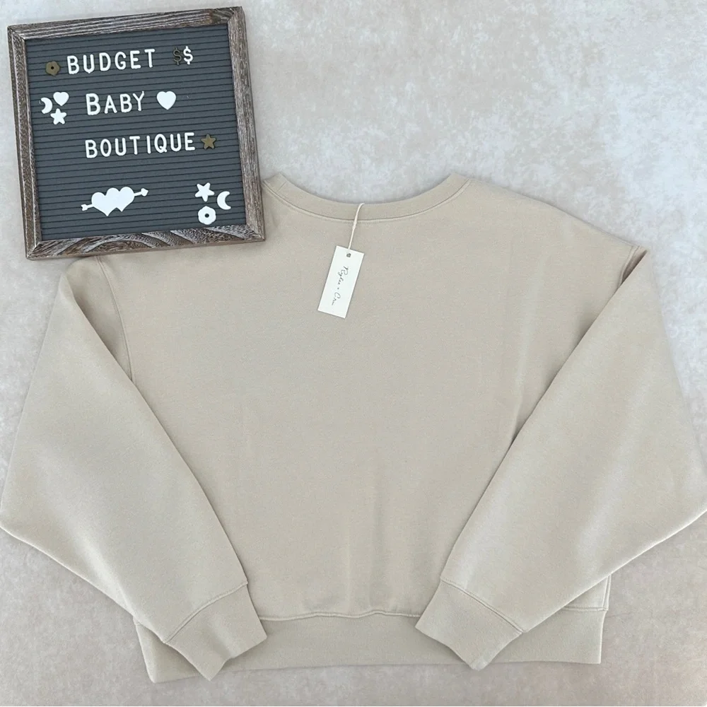 New Rylee + Cru Daisy Boxy Pullover - Picture 3 of 3